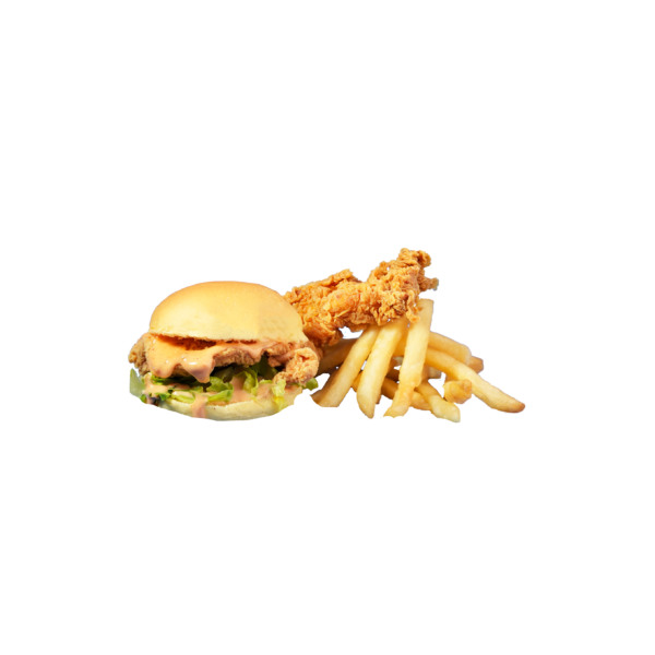 KIDS MEAL (ADDING 1PC OF CHICKEN TENDER)